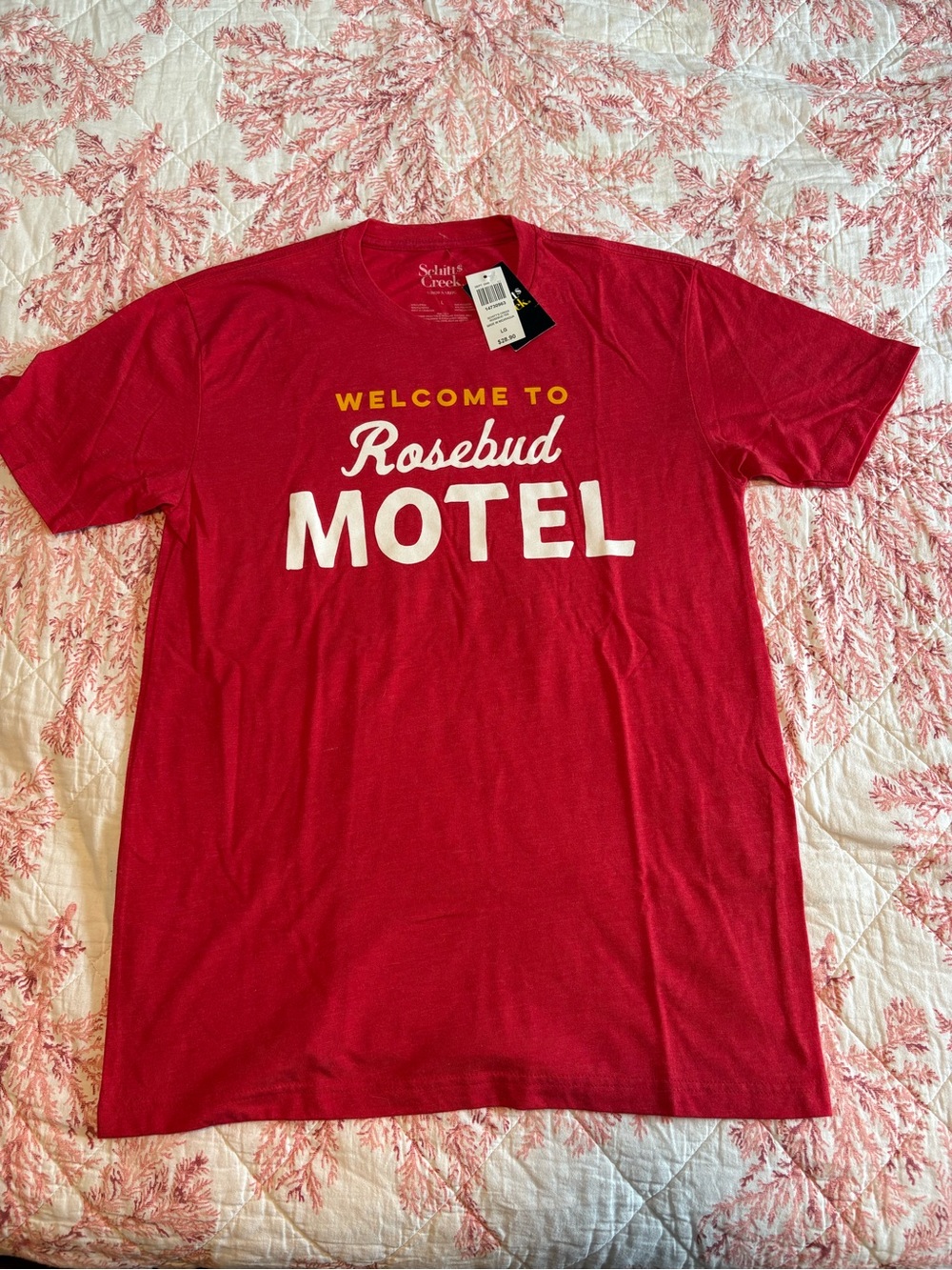 Rosebud Motel Graphic Tee - Red Short Sleeve